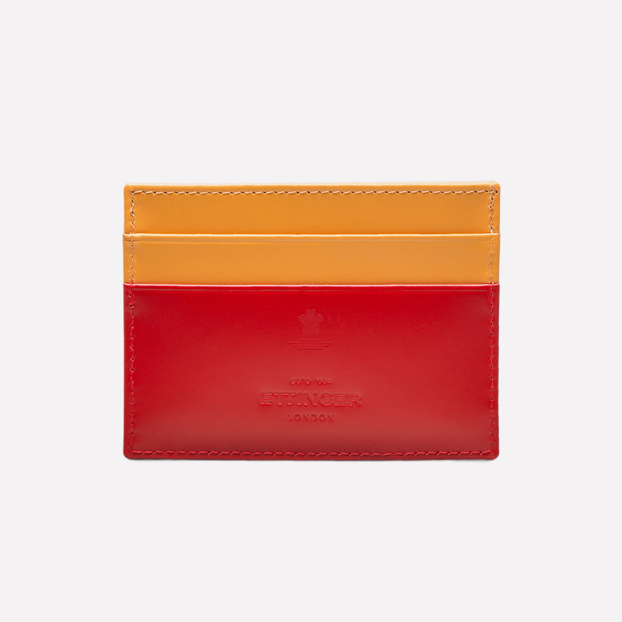 Red sale card case