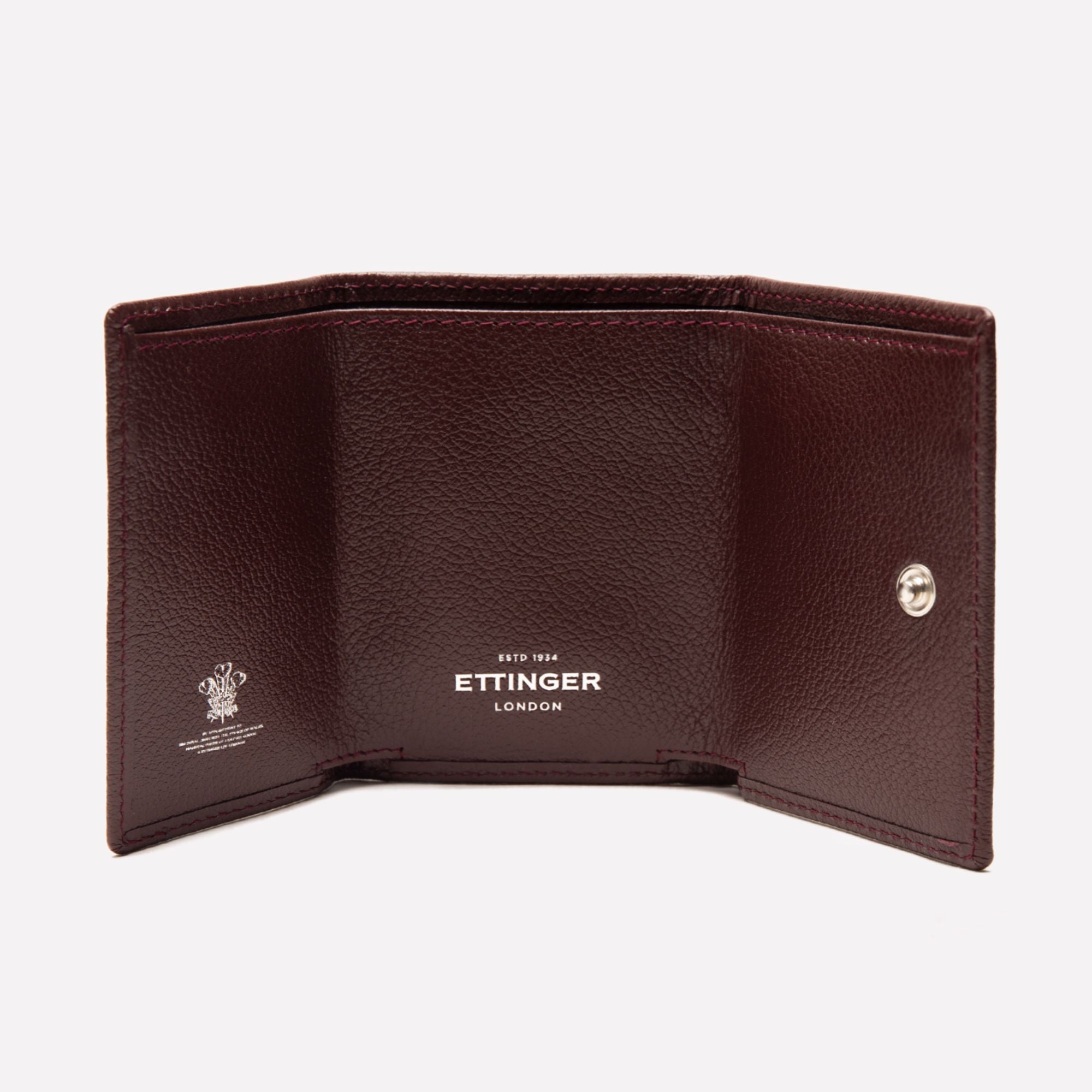 Capra Three-fold Mini Wallet With Zip – Ettinger London